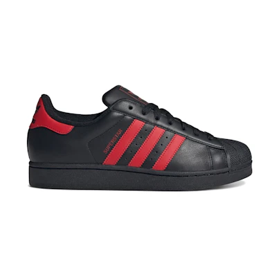 adidas Superstar II Black Scarlet