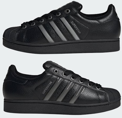Adidas Superstar II Core Black/Matte Silver/Carbon JQ3914 Sizing Adidas Superstar II Core Black/Matte Silver/Carbon JQ3914