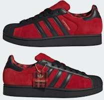 Adidas Superstar II Kasut Merah Scarlet/Hitam Teras/Emas Matte JQ3224 Sizing Adidas Superstar II Kasut Merah Scarlet/Hitam Teras/Emas Matte JQ3224