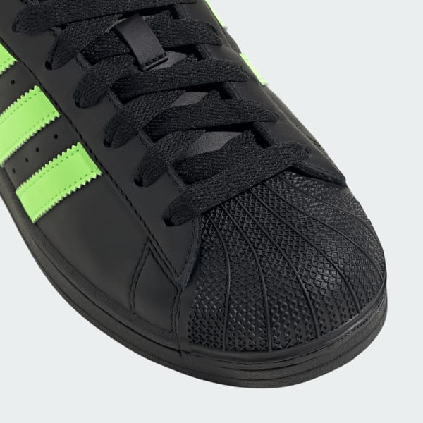 Cheap Adidas Superstar II Sepatu Hitam/Hijau Signal/Putih Cloud JQ3175