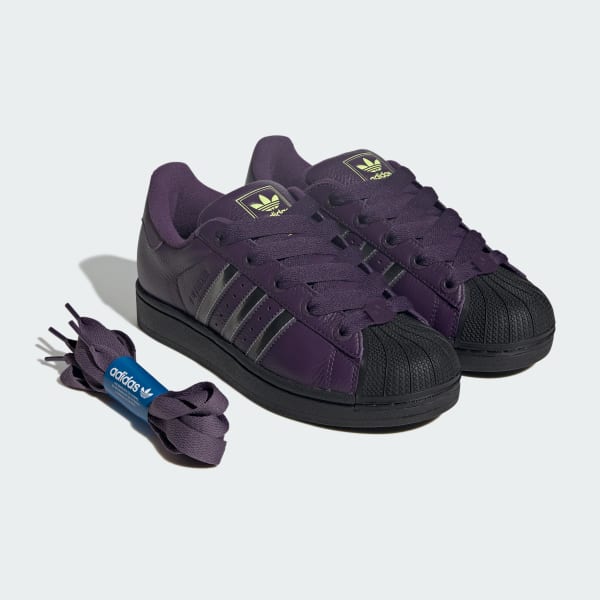Cheap Adidas Superstar II Aurora Ciruela/Plata Mate/Morado Ceniza Zapatillas JQ6468