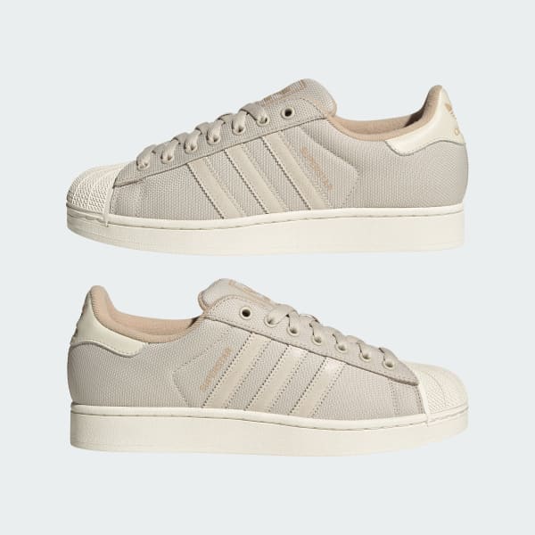 Sizing Adidas Superstar II 球鞋 極簡/米白/魔力米色 JQ3185