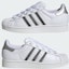 Sizing (Women) Adidas Superstar II Sneakers Cloud White/Matte Silver/Core Black JR4233