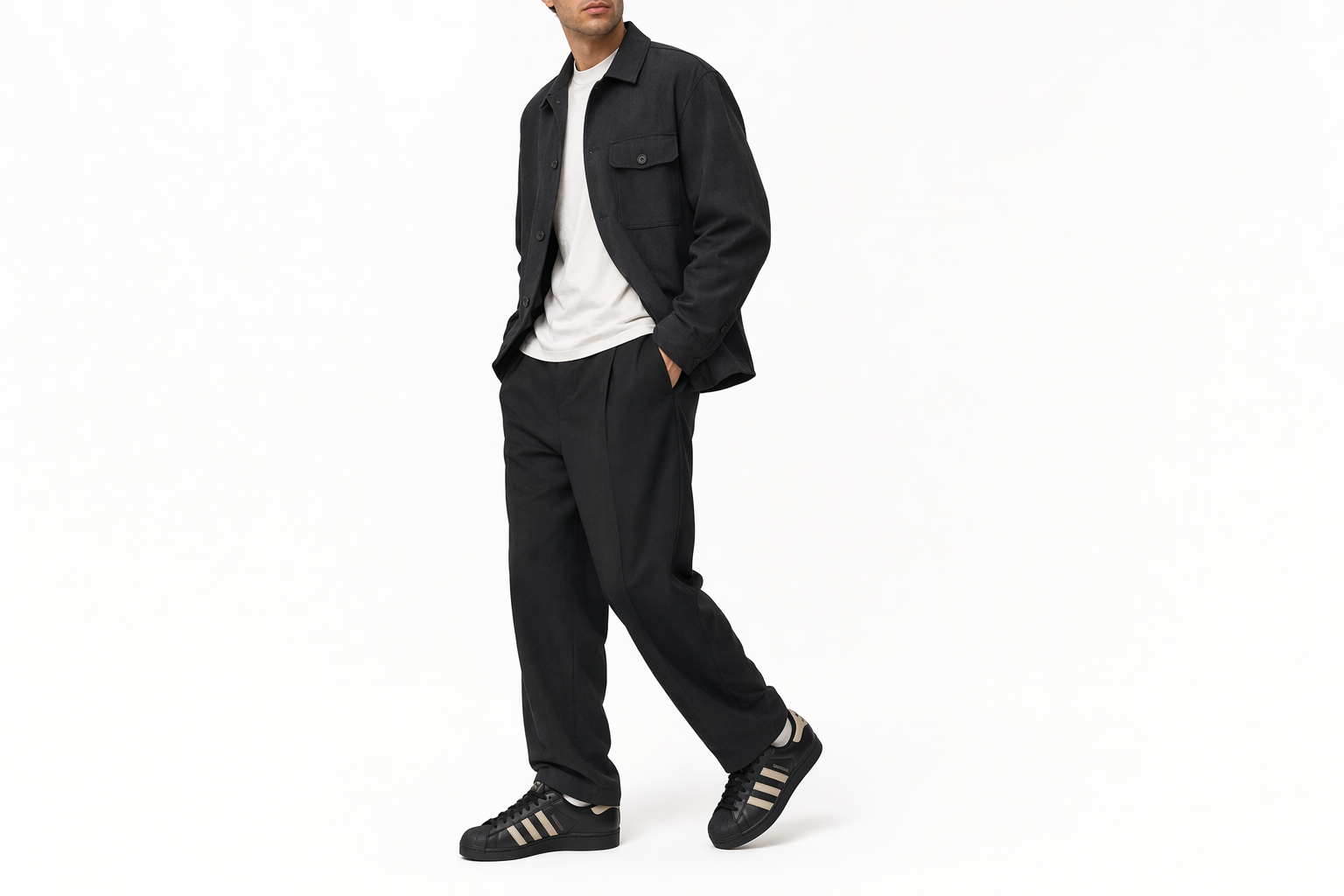 Order Adidas Superstar II Baskets Noir/Khaki Pierre/Noir IH4173