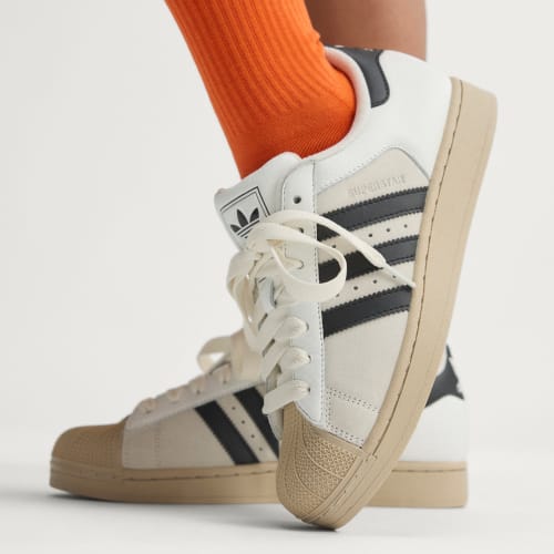 Purchase adidas Superstar II Baskets Blanc Noir Khaki Trois KJ9947