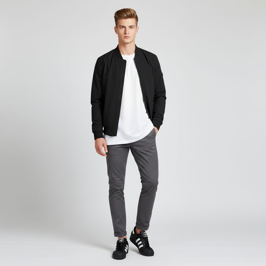 Lookbook 아디다스 슈퍼스타 II 스니커즈 JI0079