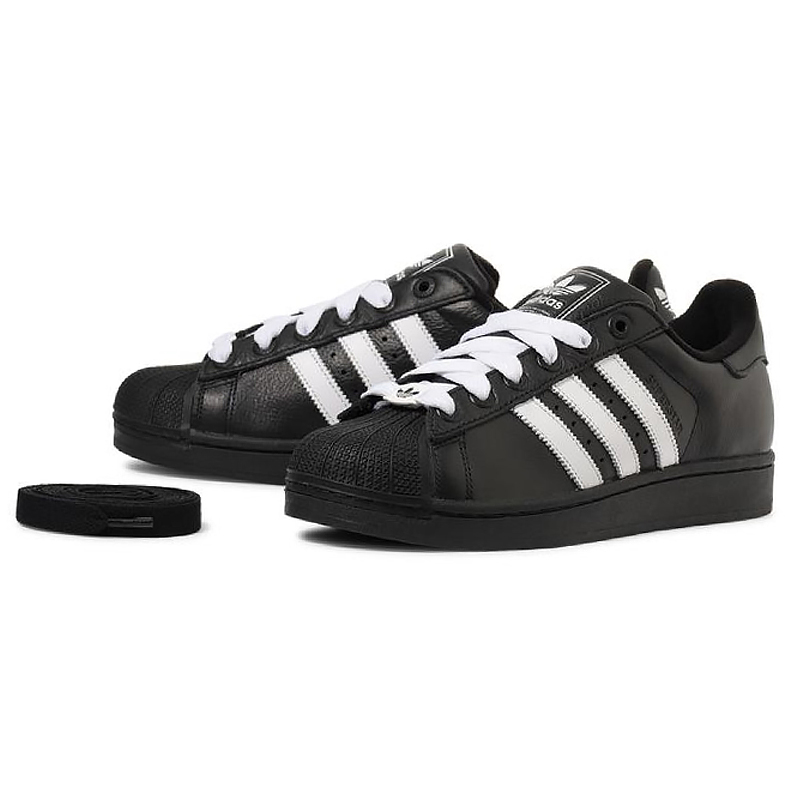 Order Adidas Superstar II Sneakers Plain Black Noodles KK4474