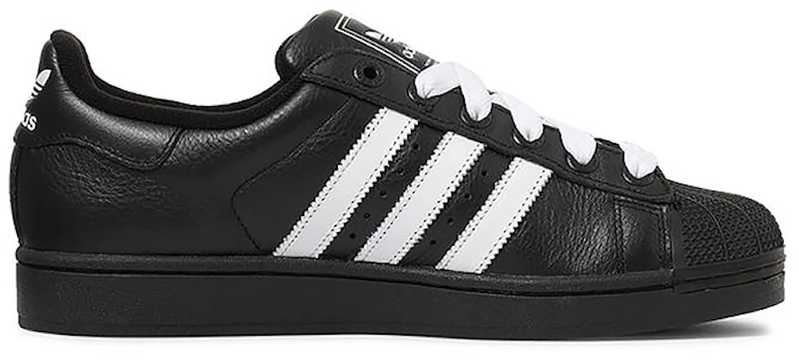 Adidas Superstar II Sneakers Plain Black Noodles KK4474 Shop Adidas Superstar II Sneakers Plain Black Noodles KK4474