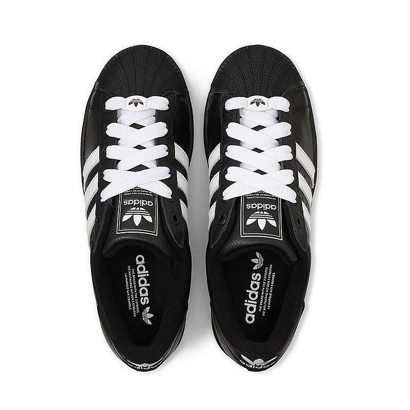 Sizing Adidas Superstar II Sneakers Plain Black Noodles KK4474