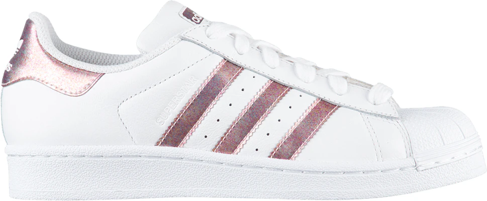 Adidas superstar top clear orange