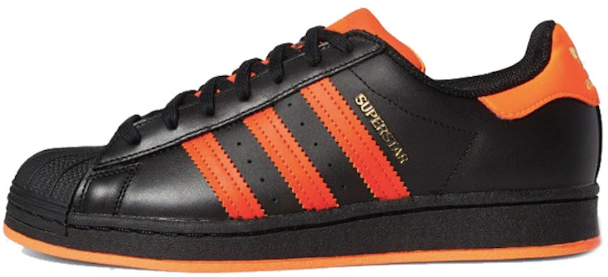 Buy adidas Superstar Laceless 'Black Solar Orange' FV3021 Novelship