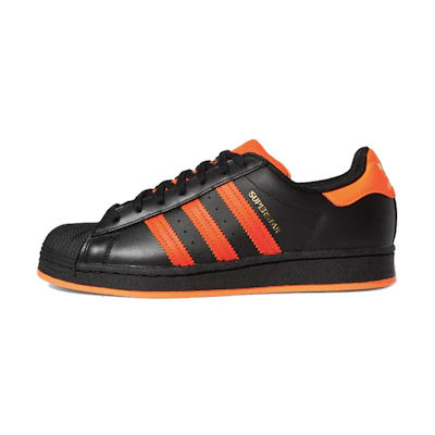 adidas Superstar Laceless 'Black Solar Orange'