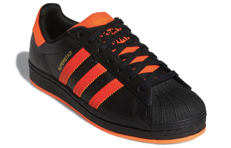Beli adidas Superstar Laceless 'Black Solar Orange' FV3021 Novelship