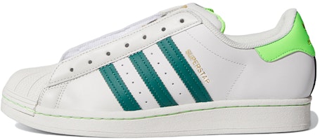 adidas Superstar Laceless 'Grey Collegiate Green' FV2804 adidas Superstar Laceless 'Grey Collegiate Green' FV2804