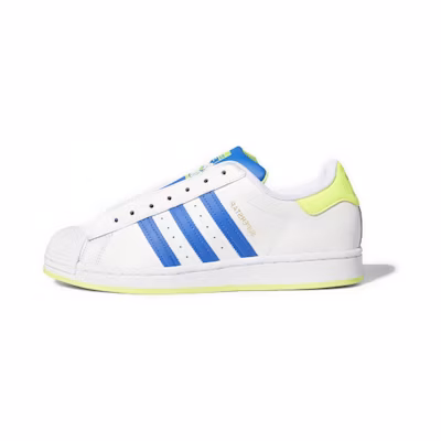 adidas Superstar Laceless 'White Blue Yellow'