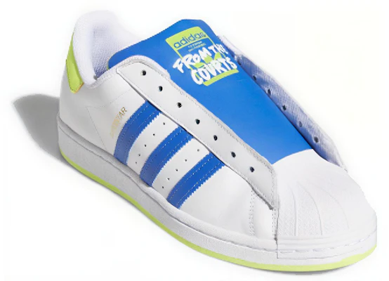 阿迪达斯Superstar无鞋带‘白蓝黄’ FV3020 Order 阿迪达斯Superstar无鞋带‘白蓝黄’ FV3020