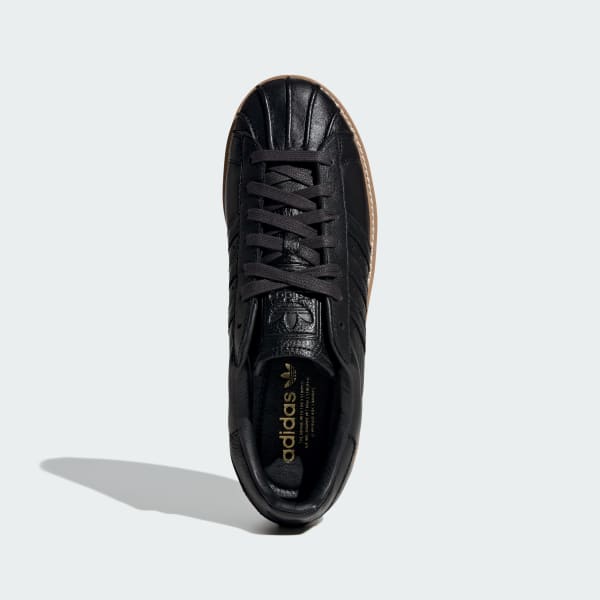 Order 阿迪达斯Superstar Lux运动鞋核心黑/核心黑/暖砂岩色 JQ4314