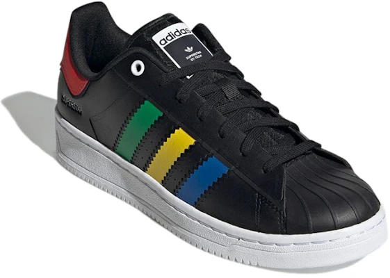 阿迪达斯Superstar OT Tech '黑色多彩' GV7572 Lookbook 阿迪达斯Superstar OT Tech '黑色多彩' GV7572