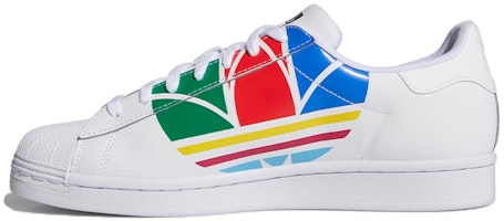 adidas Superstar Pure 'Colorful Trefoil - Cloud White' FU9519