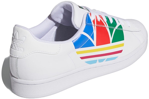 阿迪达斯Superstar Pure ‘彩色三叶草 - 云白’ FU9519 Shop 阿迪达斯Superstar Pure ‘彩色三叶草 - 云白’ FU9519