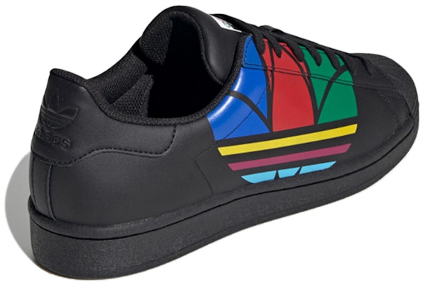 adidas Superstar Pure 'Colorful Trefoil - Core Black' FU9518 Shop adidas Superstar Pure 'Colorful Trefoil - Core Black' FU9518