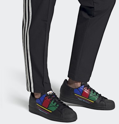 adidas Superstar Pure 'Colorful Trefoil - Core Black' FU9518 Sizing adidas Superstar Pure 'Colorful Trefoil - Core Black' FU9518