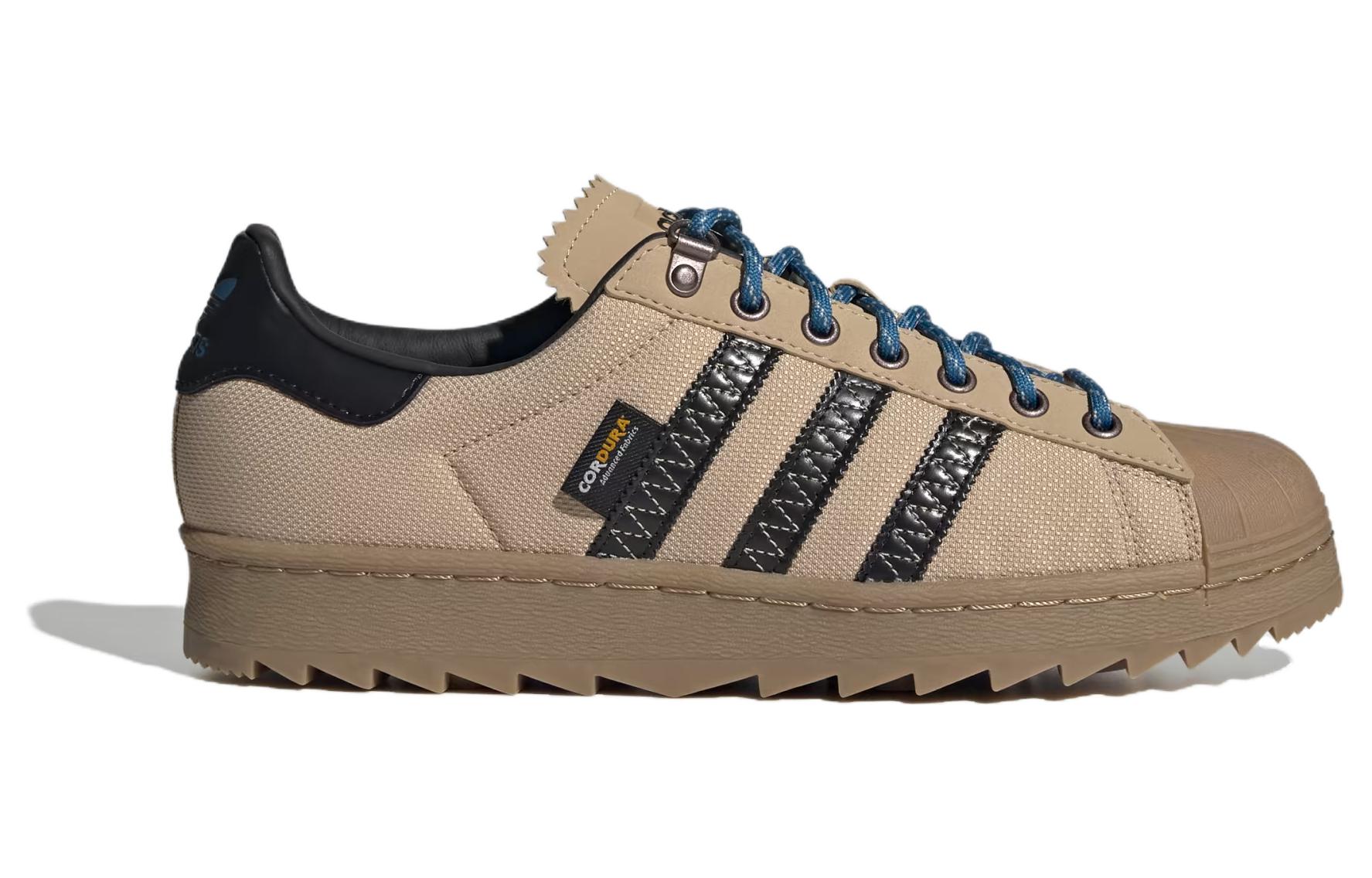 Order adidas originals 超級巨星波紋 舒適百搭 減震耐磨 低幫 生活休閒鞋 男款 褐色