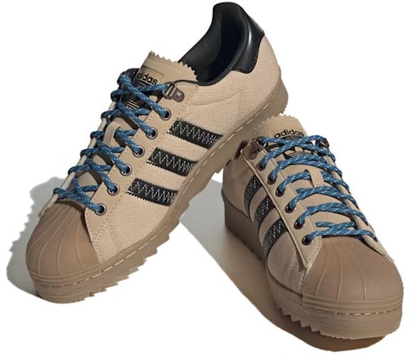 adidas originals 超級巨星波紋 舒適百搭 減震耐磨 低幫 生活休閒鞋 男款 褐色 Lookbook adidas originals 超級巨星波紋 舒適百搭 減震耐磨 低幫 生活休閒鞋 男款 褐色