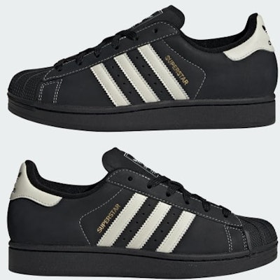 Adidas Superstar Shoes Core Black/Off White/Core Black KI8502 Sizing Adidas Superstar Shoes Core Black/Off White/Core Black KI8502