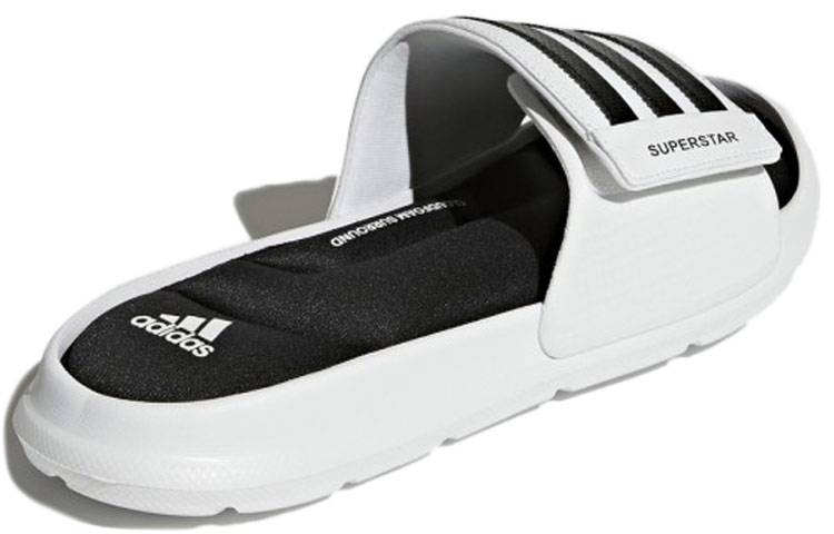 Shop アディダス スーパースター スライド 白黒 AC8702