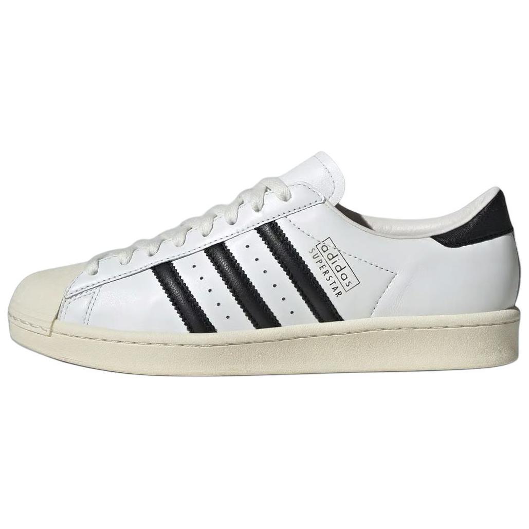 adidas Superstar Vintage Low-Top Sneakers White Black - Comfortable & Durable JI3138