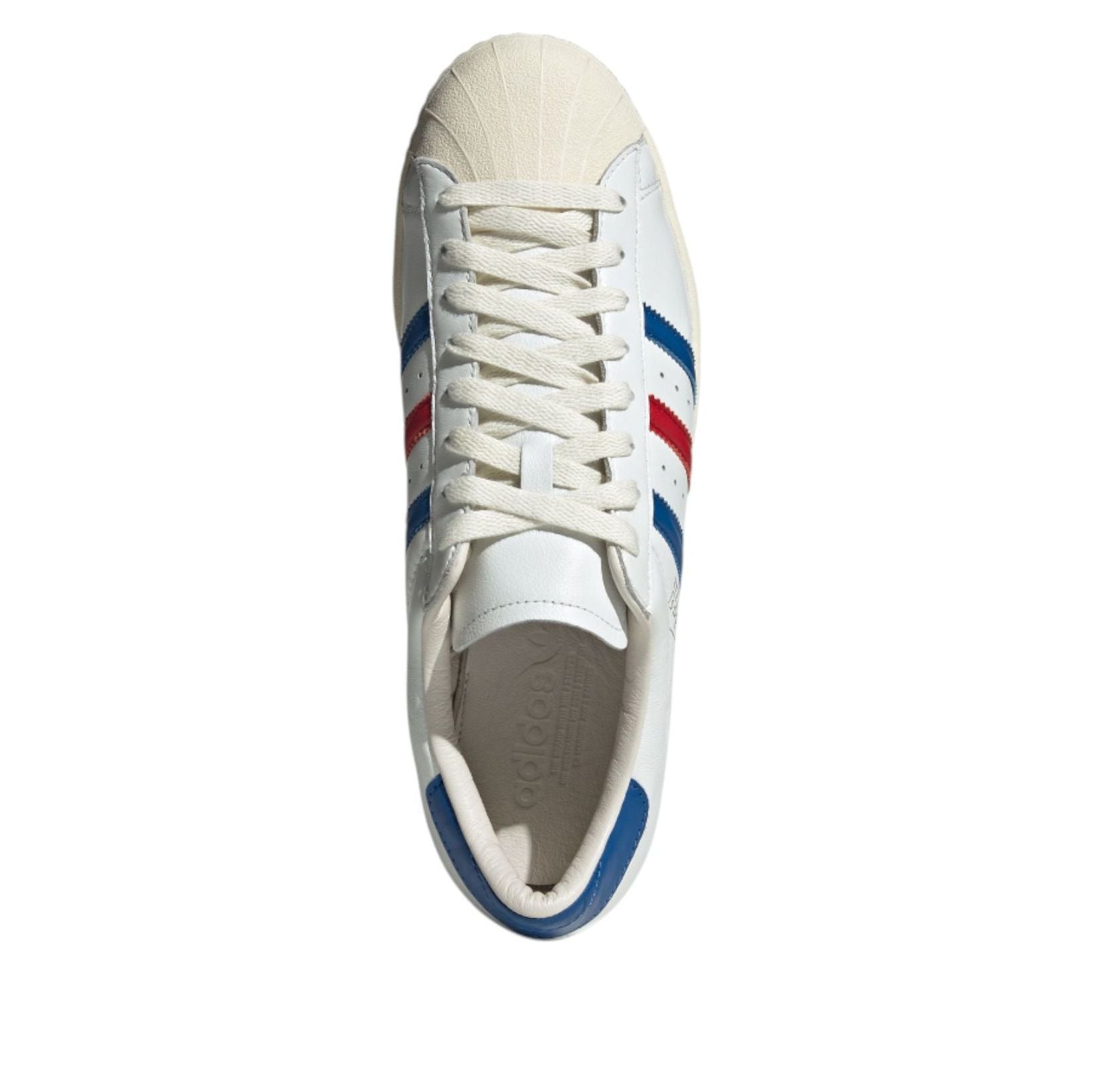 Shop adidas Superstar 復刻 德國製 白藍紅 复古鞋 JQ6345