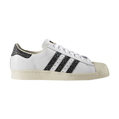 adidas Superstar White Vapour Green Snake