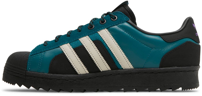 adidas Superstar Winterized 'Legacy Teal Black' Hitam Teal GW5919 Lookbook adidas Superstar Winterized 'Legacy Teal Black' Hitam Teal GW5919