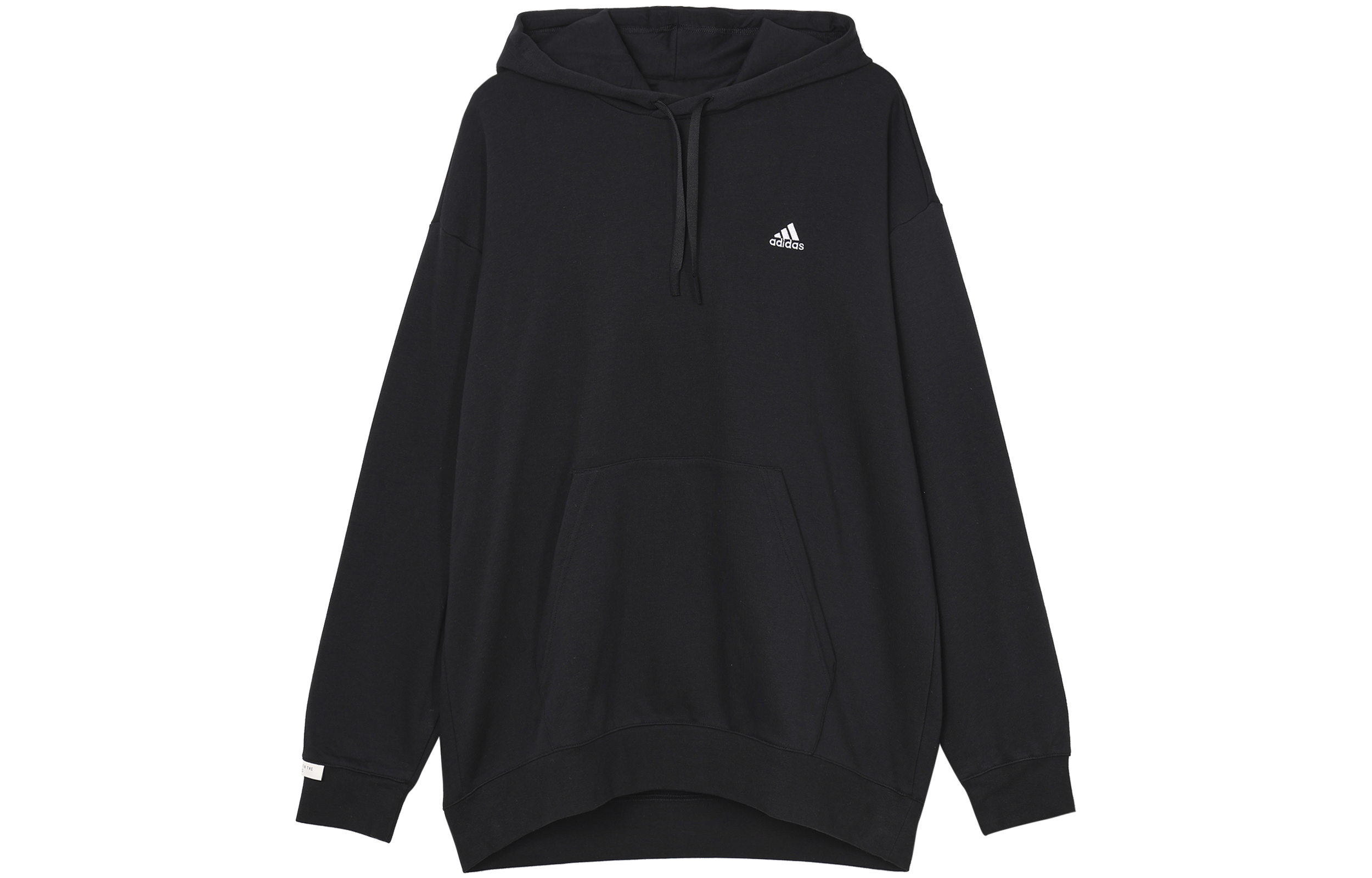 adidas SWEAT Logo Hoodie Black Unisex Casual Thickened Pullover Long Sleeve IV7600