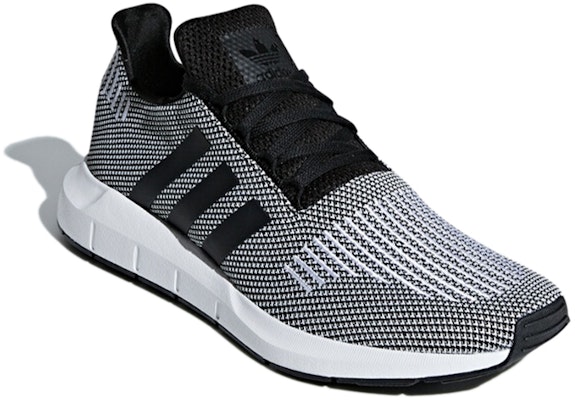 adidas Swift Run 'Core Black Cloud White' B37734 Lookbook adidas Swift Run 'Core Black Cloud White' B37734
