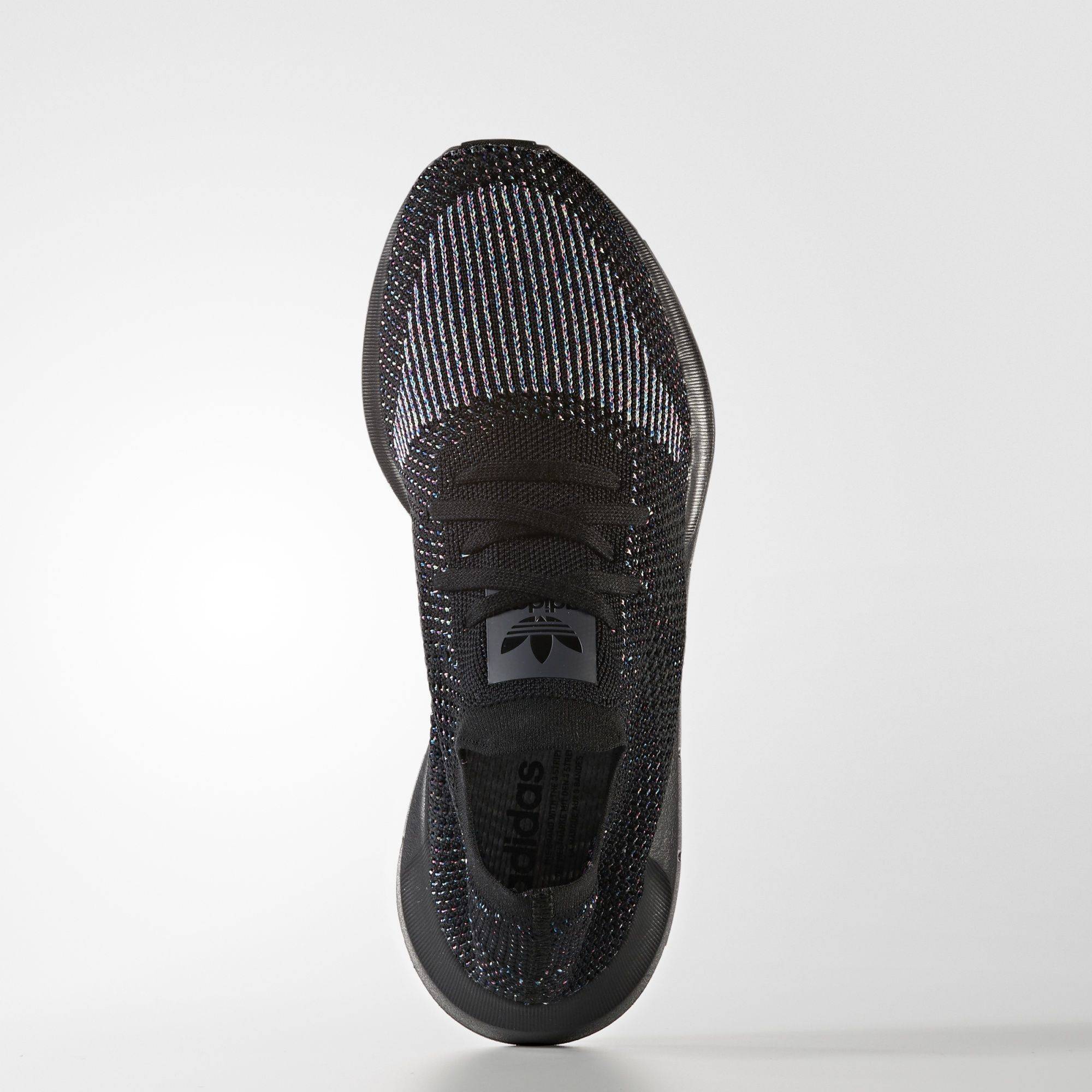 Order 阿迪达斯 Swift Run Primeknit 黑彩色拼接 运动鞋 CG4127