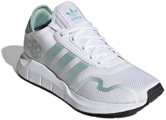 adidas Swift Run X 'White Hazy Green' FZ2636 Lookbook adidas Swift Run X 'White Hazy Green' FZ2636
