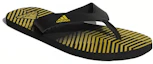 Lookbook Ciabatte adidas Swim Beach Print Max Out 19 ''Nero Giallo''. EX2394