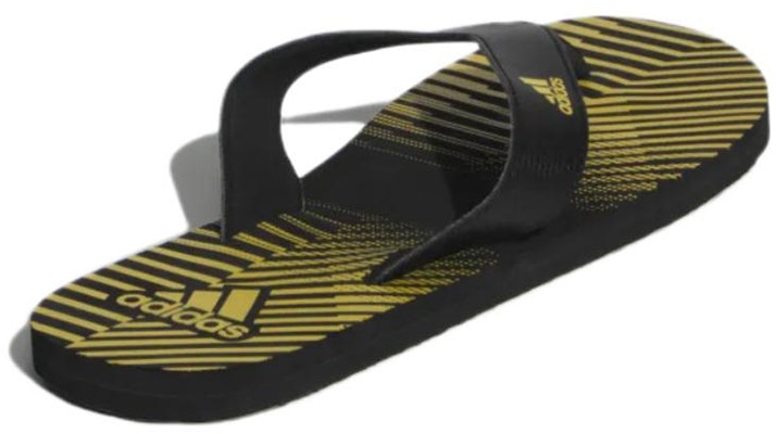 adidas Swim Beach Print Max Out 19 Slippers 'Black Yellow' EX2394 Shop adidas Swim Beach Print Max Out 19 Slippers 'Black Yellow' EX2394