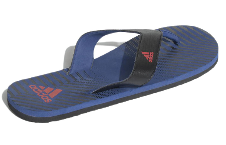 Shop adidas Zwem Strandprint Max Out 19 Slippers ''Blauw'' EX2395