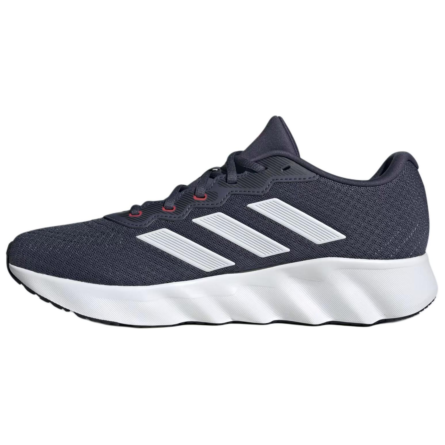 adidas Switch Move Comfortable Casual Low-Top Running Shoes Black White Blue ID8329