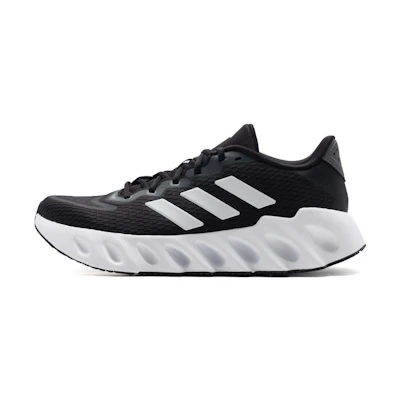 adidas Switch Run 'Breathable CMFT Shock-Absorbing Non-slip Low-top Running Shoe Black and White'