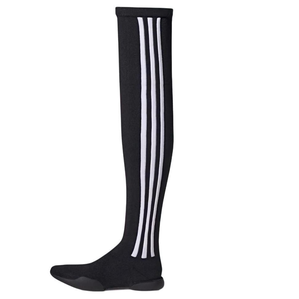 adidas Taekwondo Mei Super High Black White Training Shoes Fashion Durable JR3673