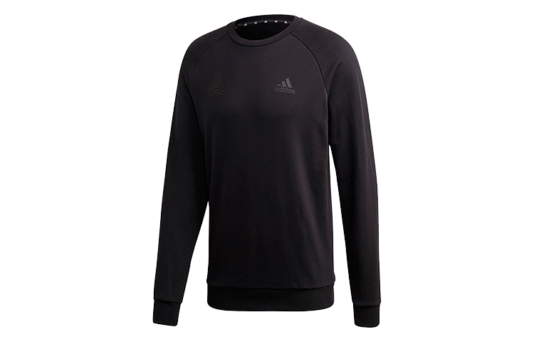 adidas TAN H SWT Crew Black Creator Soccer Pullover Sweatshirt FU3661
