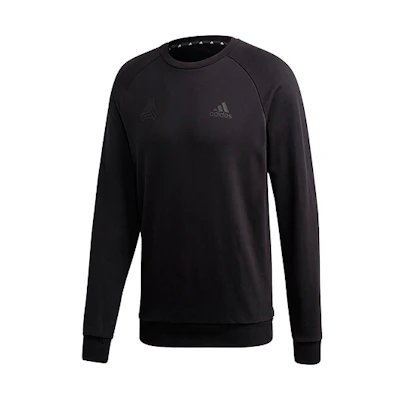 adidas TAN H SWT Crew Black Creator Soccer Pullover Sweatshirt FU3661