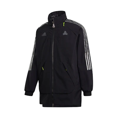 adidas Tan Tec Laycoat Detachable Vest Retro Soccer Jacket Black FS5063