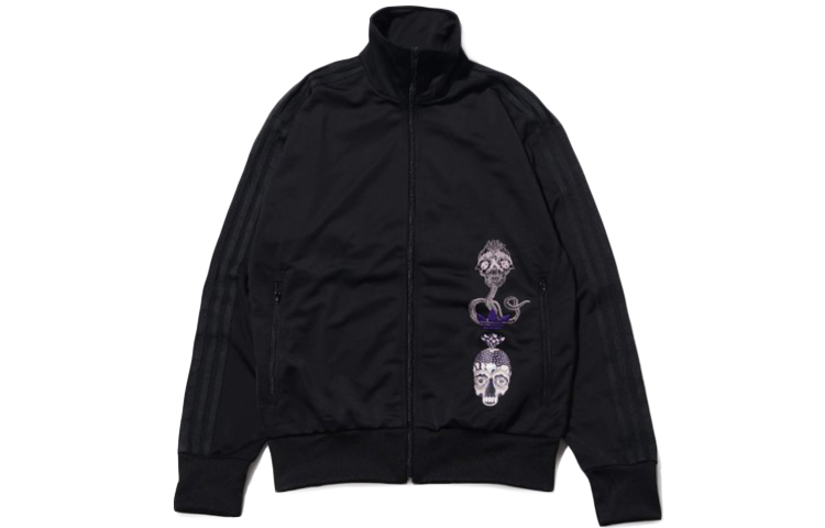 adidas Tanaami Firebird Abstract Track Jacket Black ED9358