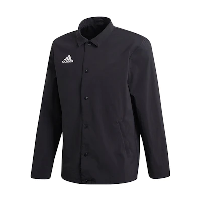 adidas Tango Coach Logo Print Black Sports Jacket for Men FJ6320