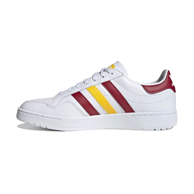 adidas Team Court 'White Burgundy Wonder Glow'